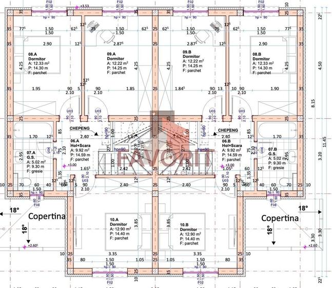 Duplex cu 4 camere cu Canalizare în Giroc