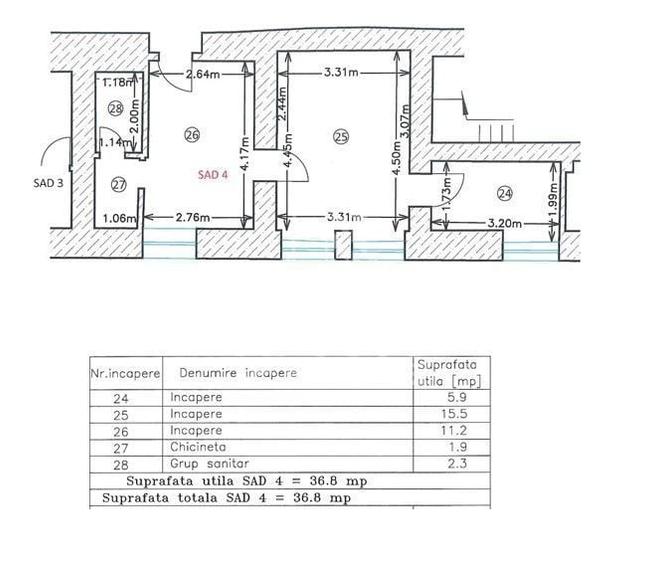 Spațiu comercial, de 37 mp, în Ultracentral