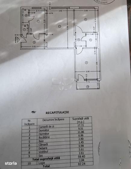 Apartament cu 3 camere semidecomandat, mobilat în Militari — fotografia 3