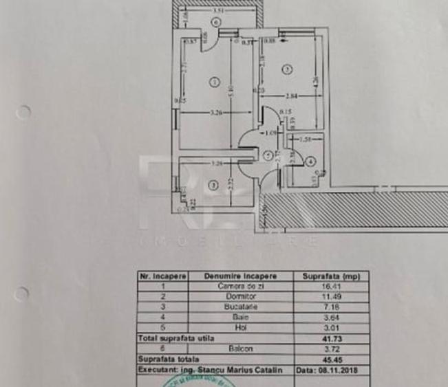 Apartament cu 2 camere semidecomandat, mobilat în Timișoara