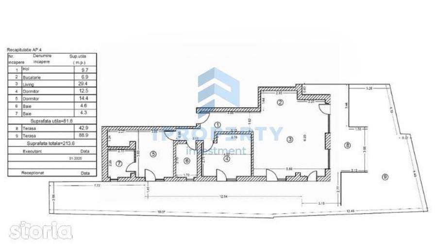Zece Residence Unirii | 3 Camere | Gradina | Parcare | Bloc 2026 | - 1
