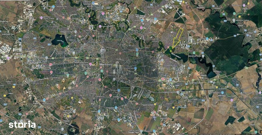Teren intravilan 392mp deschidere 26m Orasul Pantelimon langa lac - 3