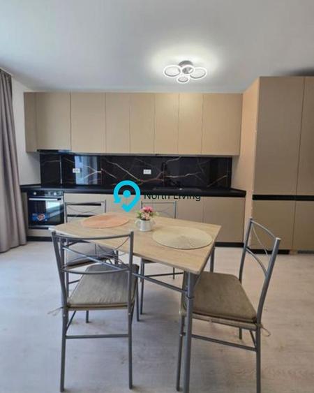 Apartament cu 2 camere semidecomandat, mobilat în Pipera