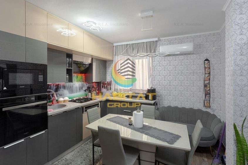 Apartament cu 3 camere decomandat, mobilat în Brâncoveanu
