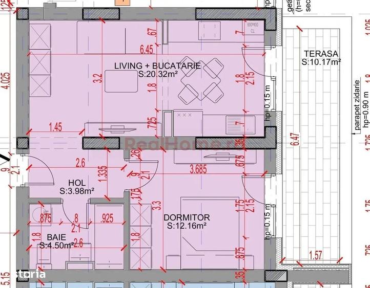 Apartament 2 camere tip studio Theodor Pallady STB 5 Minute - 8