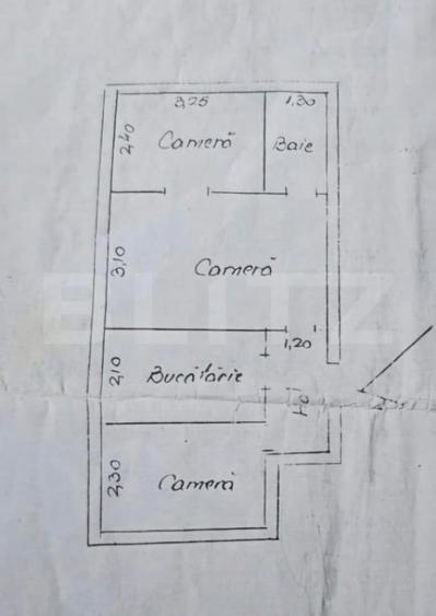 Apartament 3 camene Semidecomandat In Bucium langa OMV la st - 1