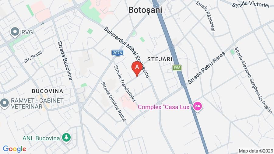 Apartament cu 3 camere decomandat în Central