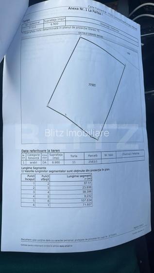 Teren intravilan 6.800 mp în Răzvad – deschidere 70 m, ideal investiție