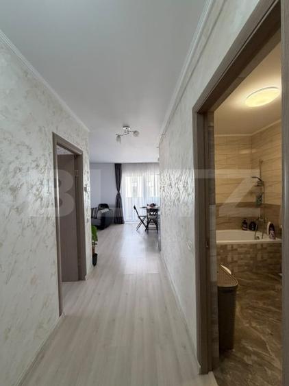 Apartament cu 2 camere semidecomandat, mobilat în Florești