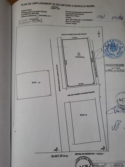Apartament cu 2 camere semidecomandat în Central