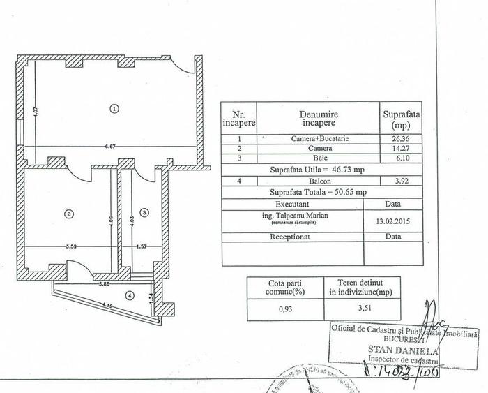 Apartament cu 2 camere, mobilat în Nerva Traian