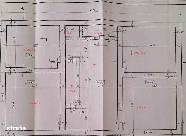 Casă cu 10 camere cu Teren 700 Mp în Florești