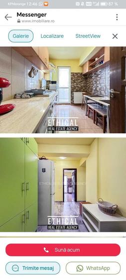 Apartament cu 2 camere decomandat în Sud