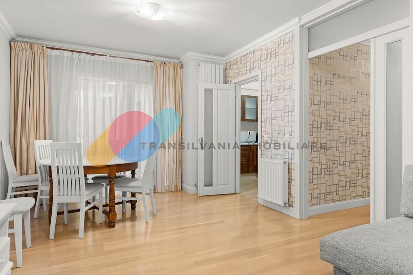 Apartament cu 2 camere decomandat, mobilat în Semicentral