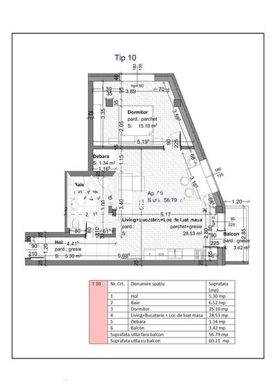 Apartament cu 2 camere în Șelimbăr