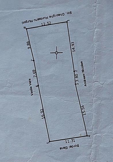 Teren de 394 mp, în Pisc