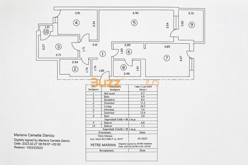 Apartament cu 3 camere, mobilat în Ștefan cel Mare