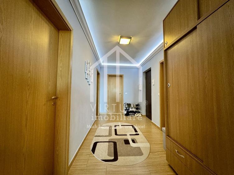 Apartament cu 3 camere semidecomandat, mobilat în Terezian