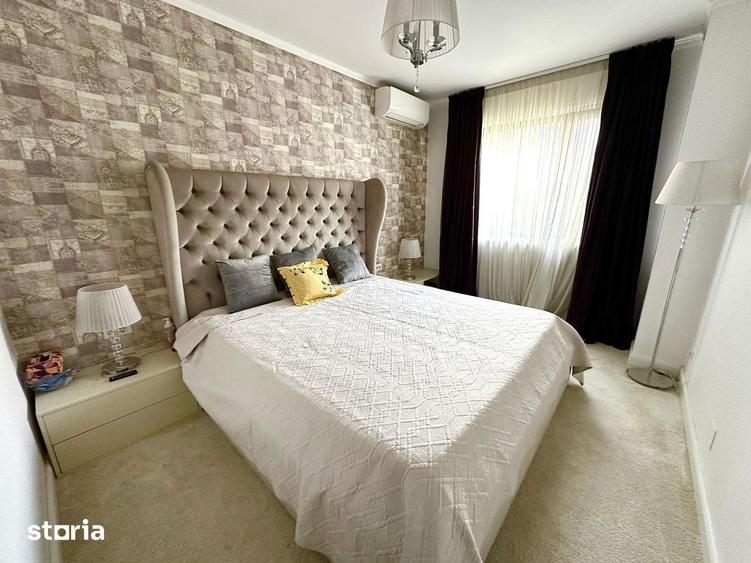 Apartament cu 3 camere, mobilat în Băneasa