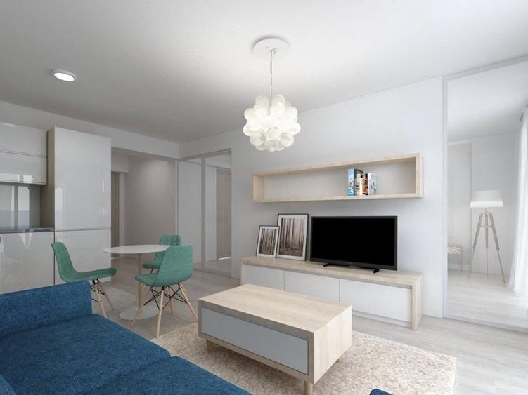 Apartament cu 2 camere, mobilat în Banu Manta