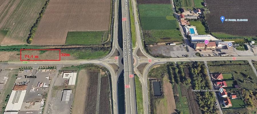 Teren de 2275 mp, în Careiului
