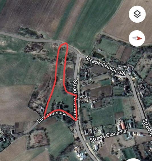 Teren de 5161 mp, în Hârțești