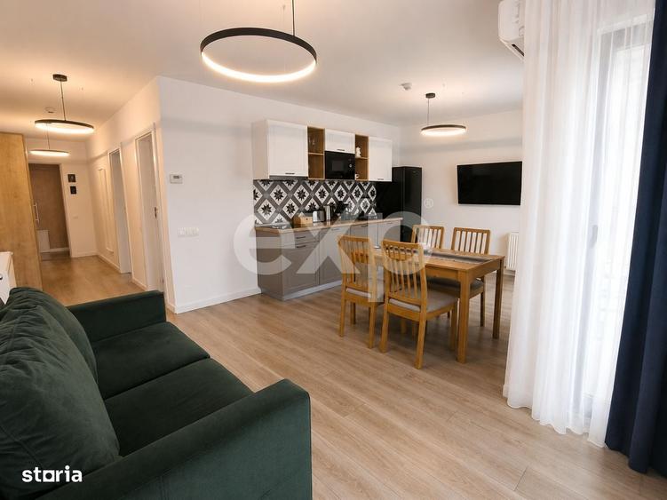 Apartament cu 2 camere semidecomandat în Borhanci