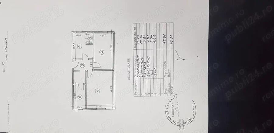 Apartament cu 2 camere decomandat în Păcii