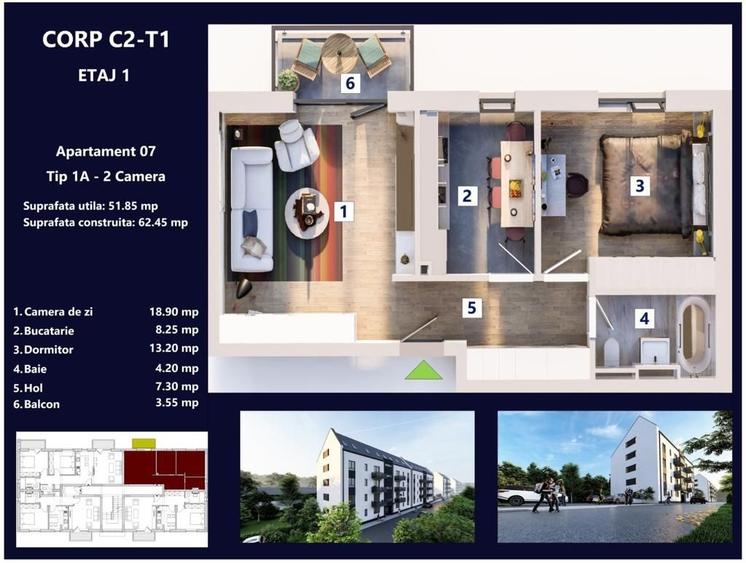 Apartamente noi cu 2 si 3 camere -Rasnov - 2