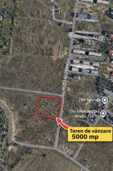 Teren de 5000 mp, în Runcu