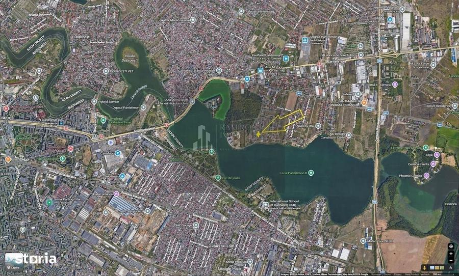 Teren intravilan 392mp deschidere 26m Orasul Pantelimon langa lac - 3