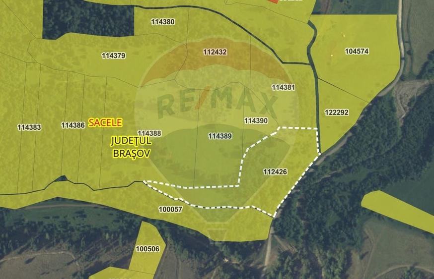 Teren Construcții intravilan de 18900 mp, în Brădet