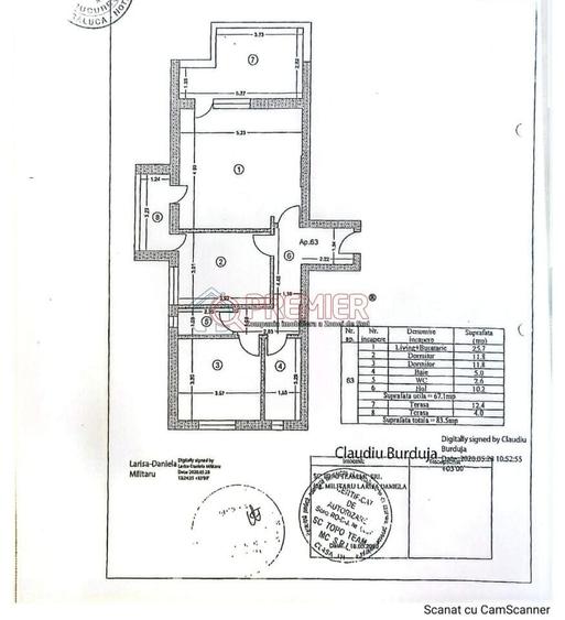 Metrou Berceni - Biruintei - 3 camere - terasa 12 mp - 4