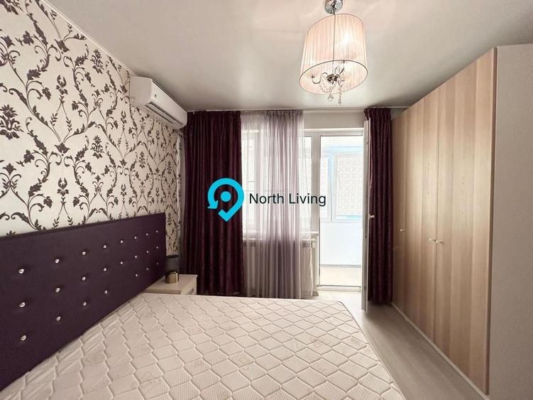 Apartament cu 3 camere semidecomandat, mobilat în Unirii