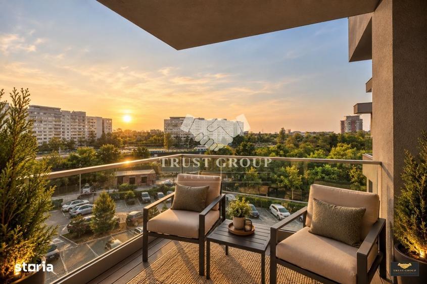 Apartament cu 2 camere semidecomandat, mobilat în Domenii