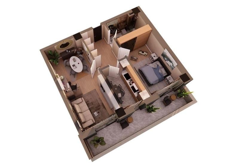 Apartament 2 camere - 2