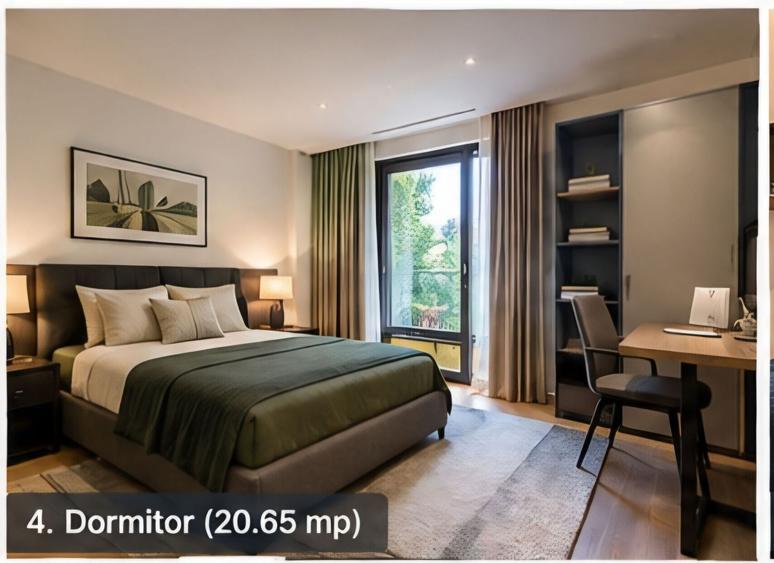 Apartament cu 3 camere decomandat în Herăstrău