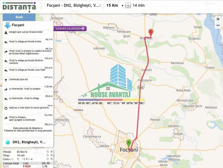 Casa cu 2 camere, Bizighesti, teren 3860 mp