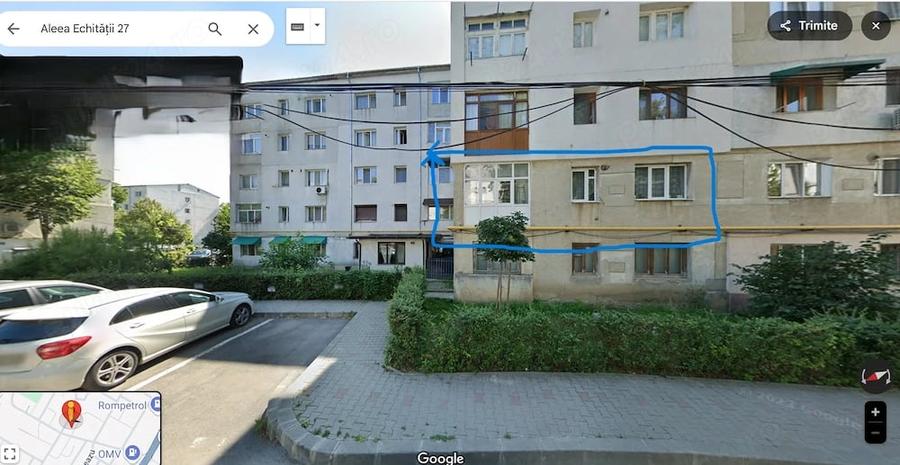 Apartament cu 3 camere decomandat în Sud
