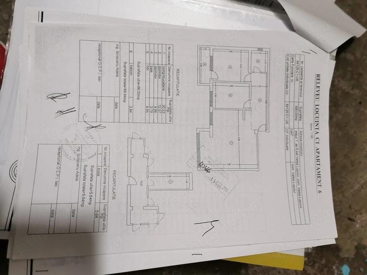 Apartament cu 3 camere decomandat în Central