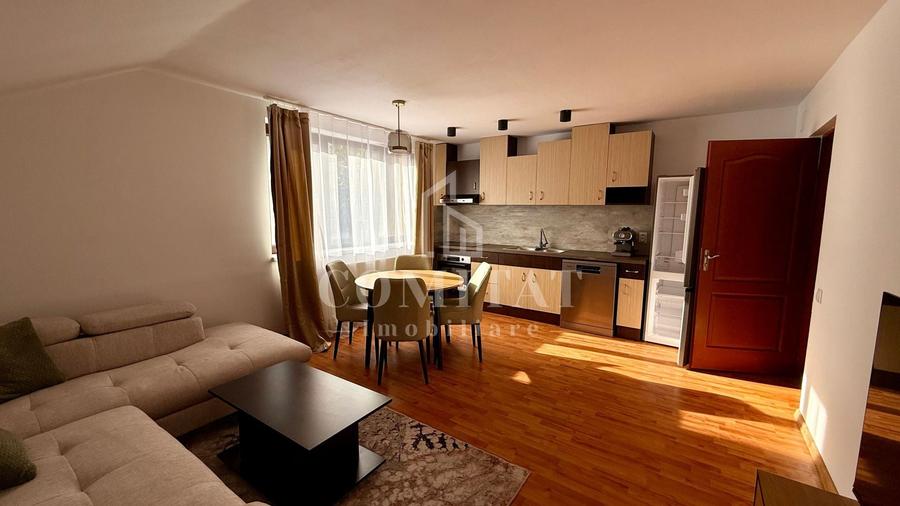 Apartament cu 2 camere semidecomandat, mobilat în Europa