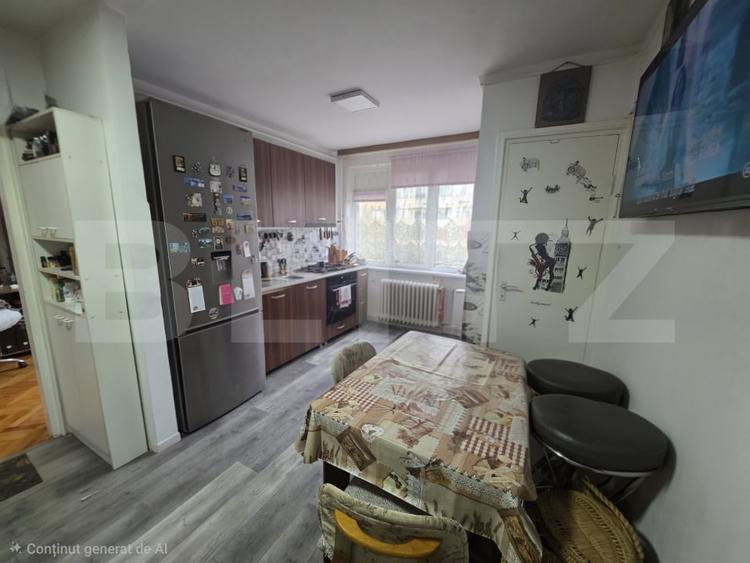 Apartament cu 3 camere semidecomandat, mobilat în Tudor Vladimirescu