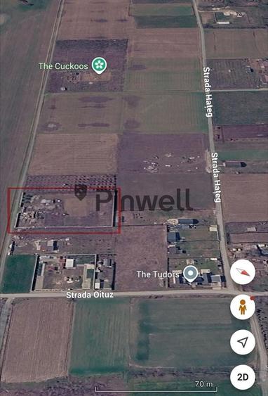 Teren Construcții intravilan de 3466 mp, în Creața