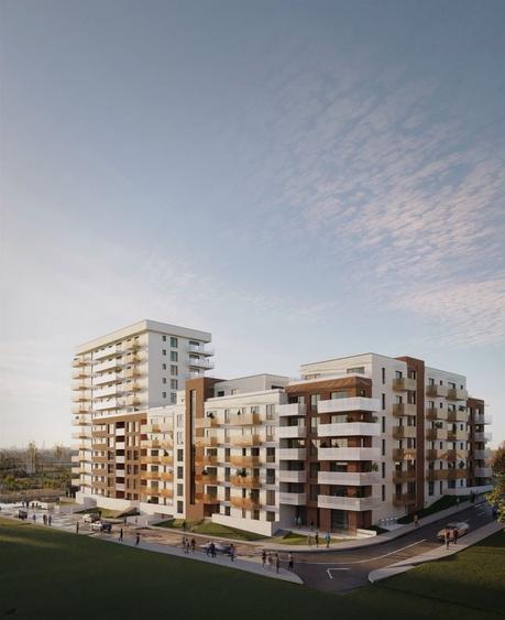 Apartament cu 2 camere decomandat în Exterior Vest