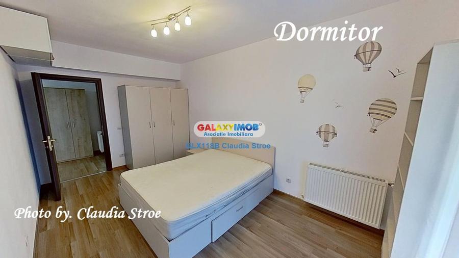 Apartament cu 2 camere semidecomandat, mobilat în Brâncoveanu