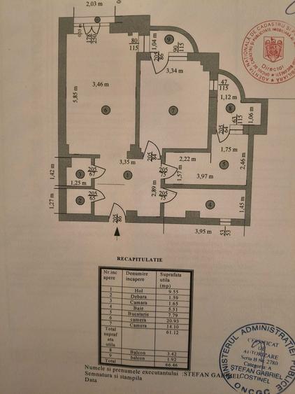 Apartament cu 2 camere decomandat în Splaiul Unirii