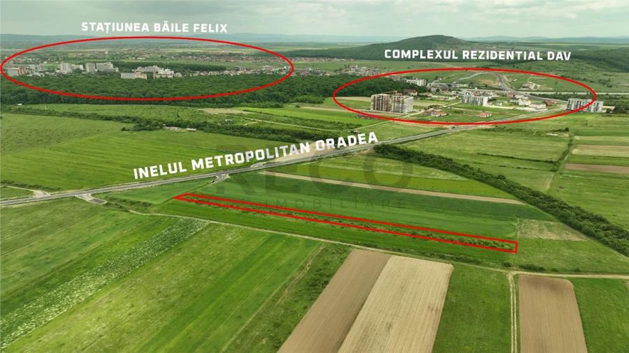 Teren de 5700 mp, în Cordău