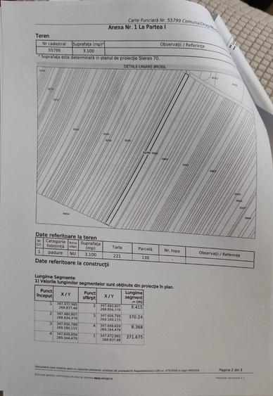 Teren de 1447 mp, în Poiana Mare