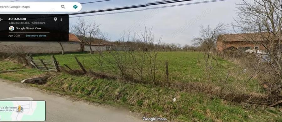 Teren de 2219 mp, în Lăpugiu de Jos