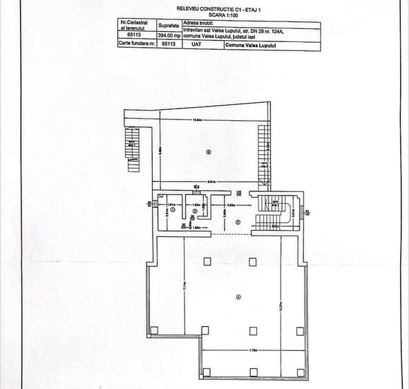 Spațiu comercial, de 116 mp, în Central